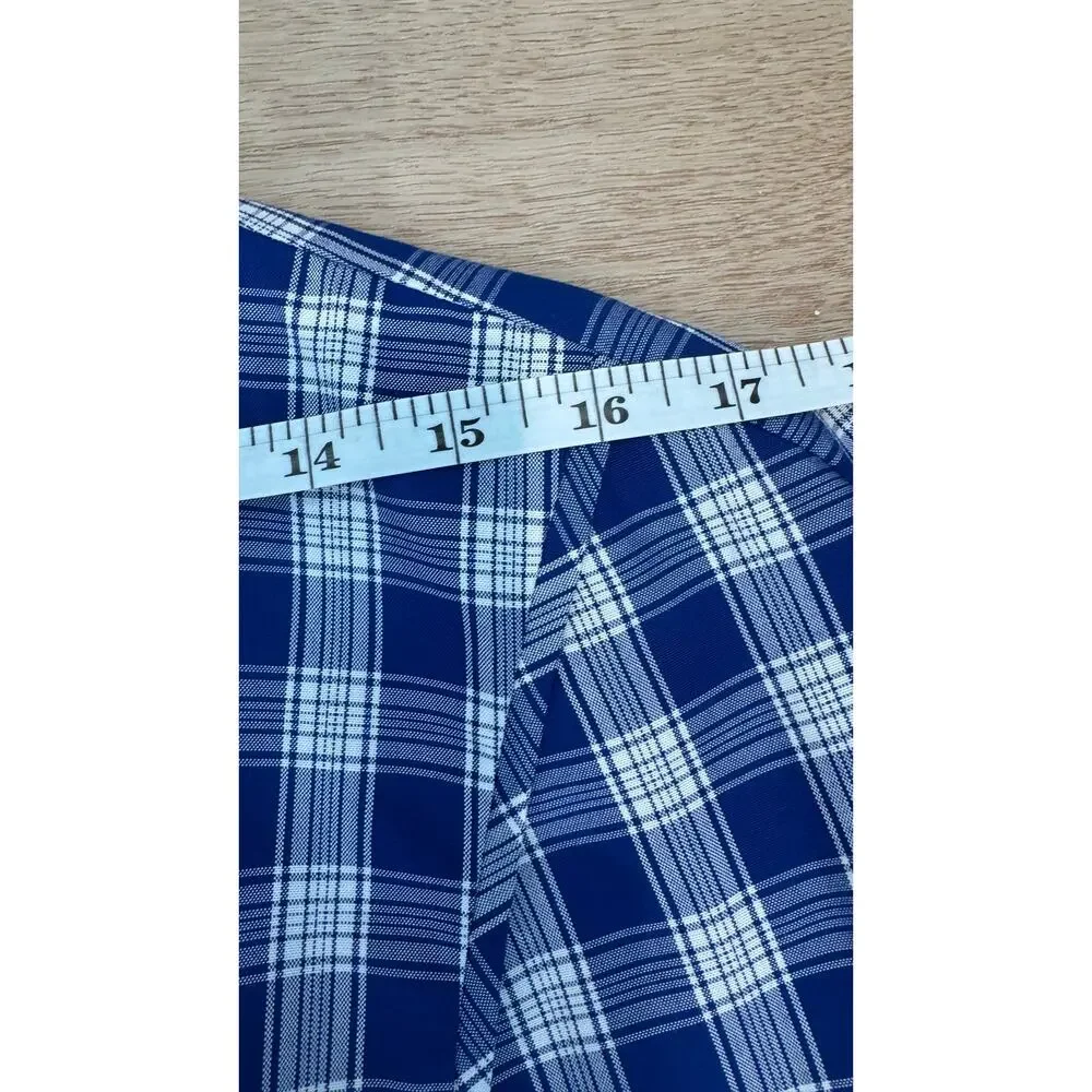 Rachel Comey Cala Top Blue Plaid Size 2 NWT - Picture 11 of 13